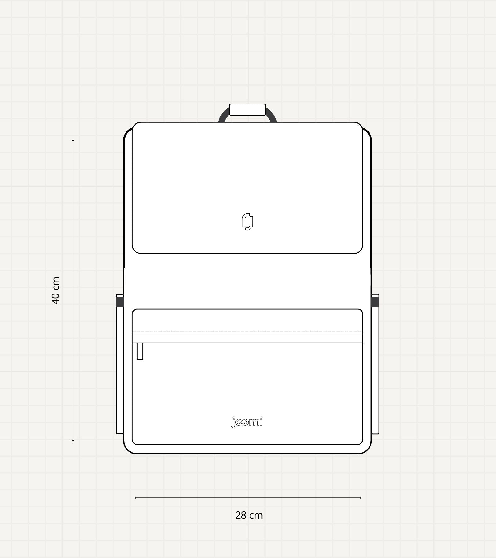 Maquette 2D du sac